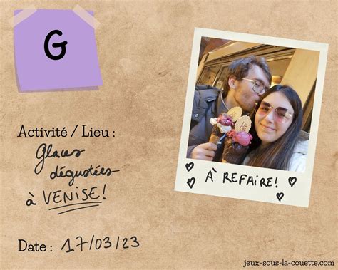 Le date alphabet : le défi en couple pour des rendez。